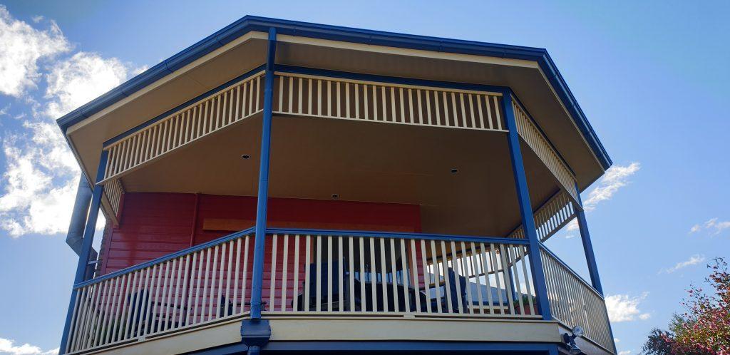Blue and Yellow Theme Deck Painters Toowoomba