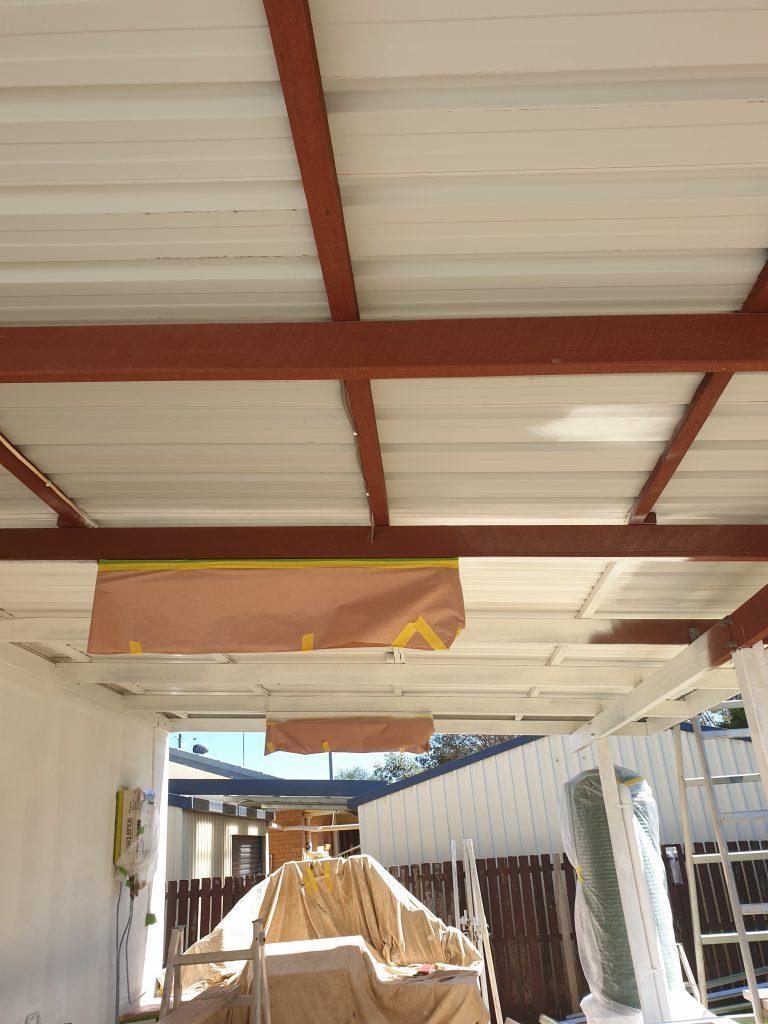 Roof Painting Toowoomba Steel Frame Copper Rust