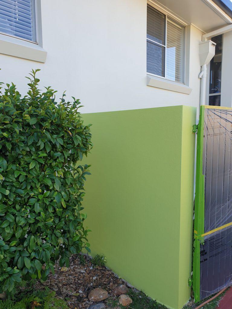 Green Wall Fence Painters Toowoomba