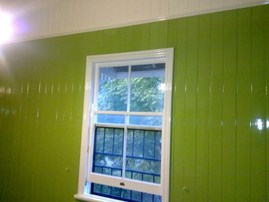 Green Wall Interior House Painting Toowoomba