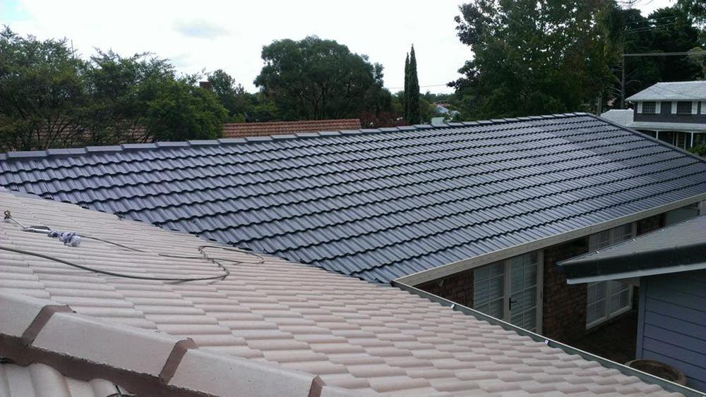 Black Concrete House Roof Painting Toowoomba