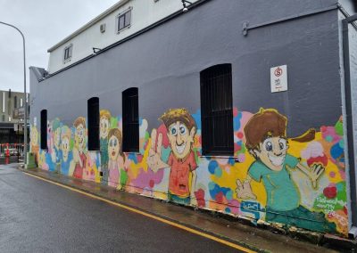 commercial exterior wall painting