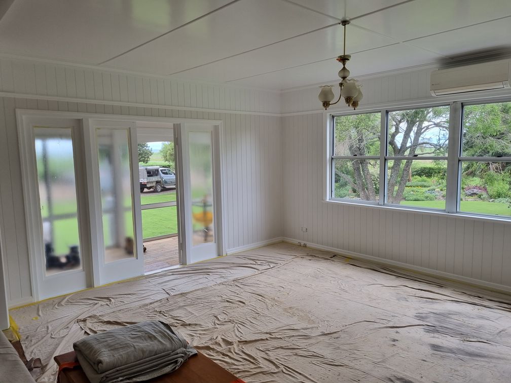 white interior painting job 2025 1 white interior painting job 2025 1