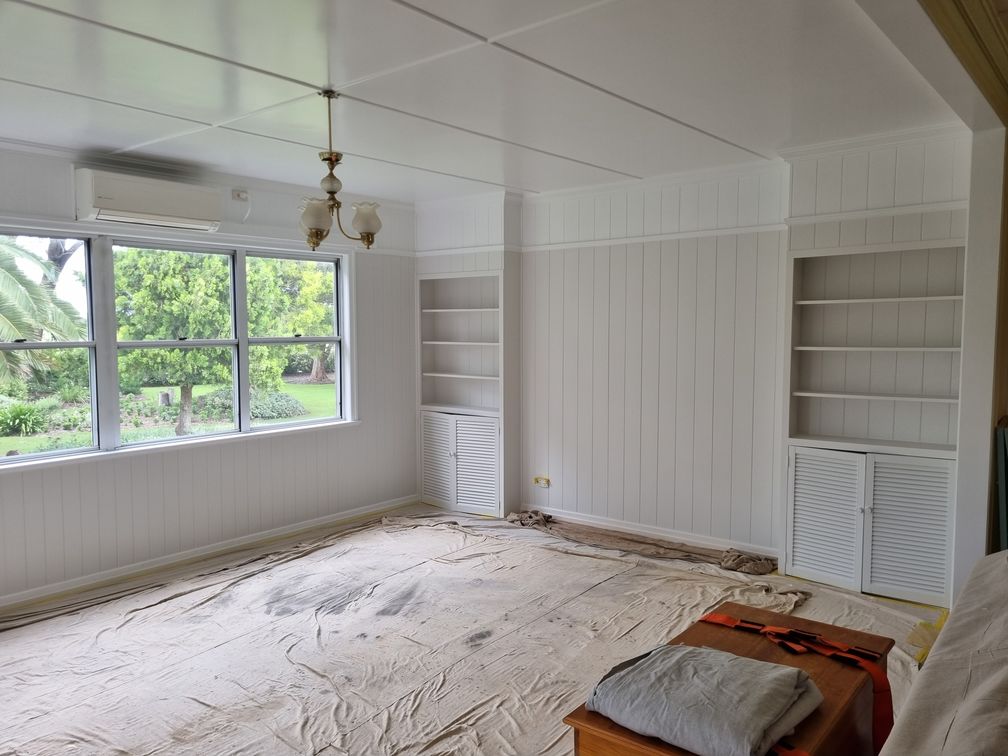 white interior painting job 2025 2 white interior painting job 2025 2