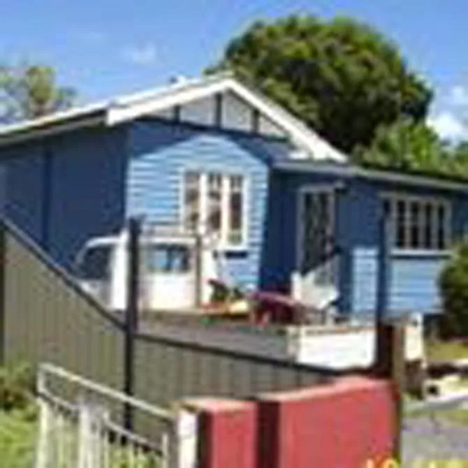Blue House Blurred Image Painters Toowoomba